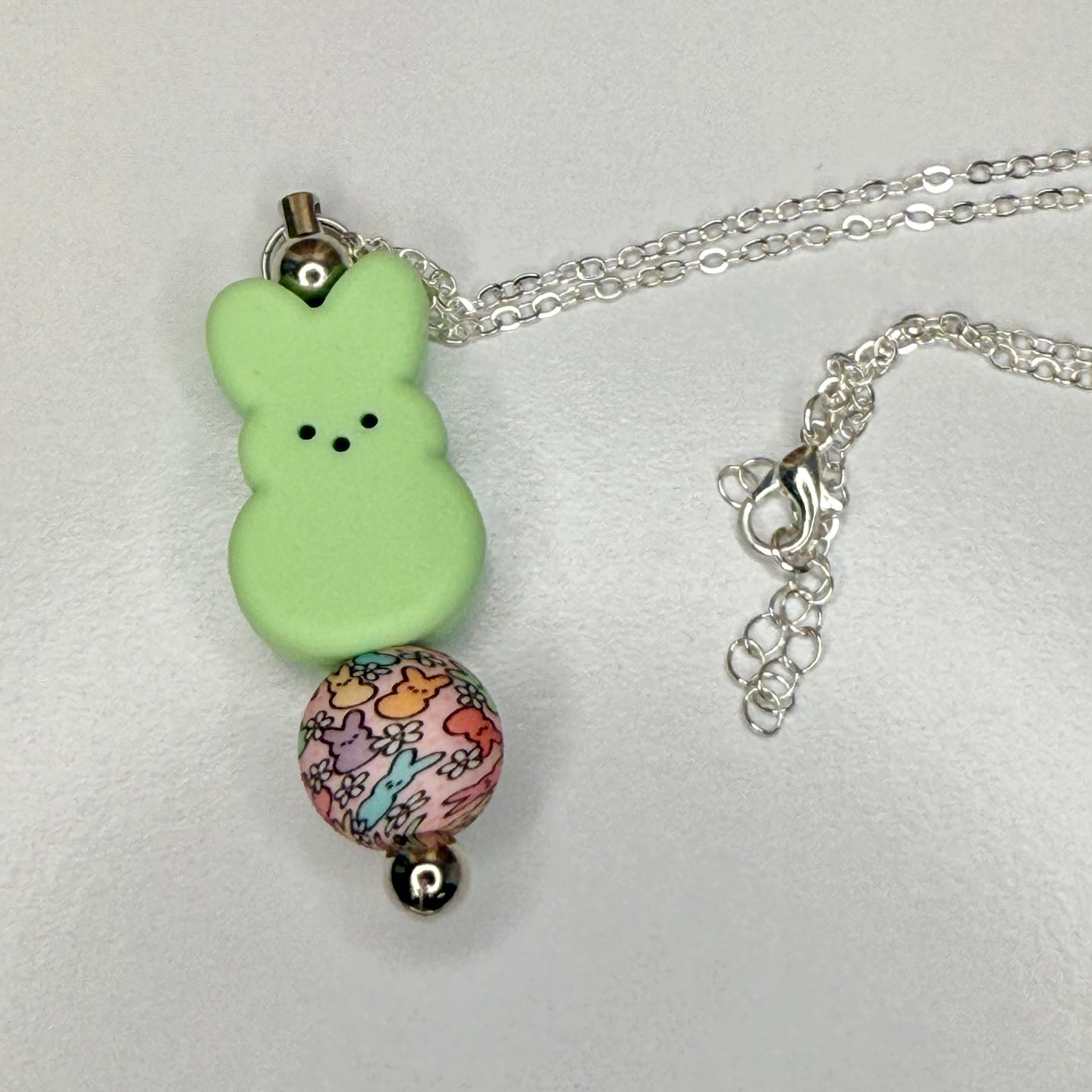 Light Green Peep Necklace